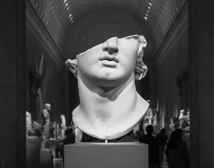 statue of face